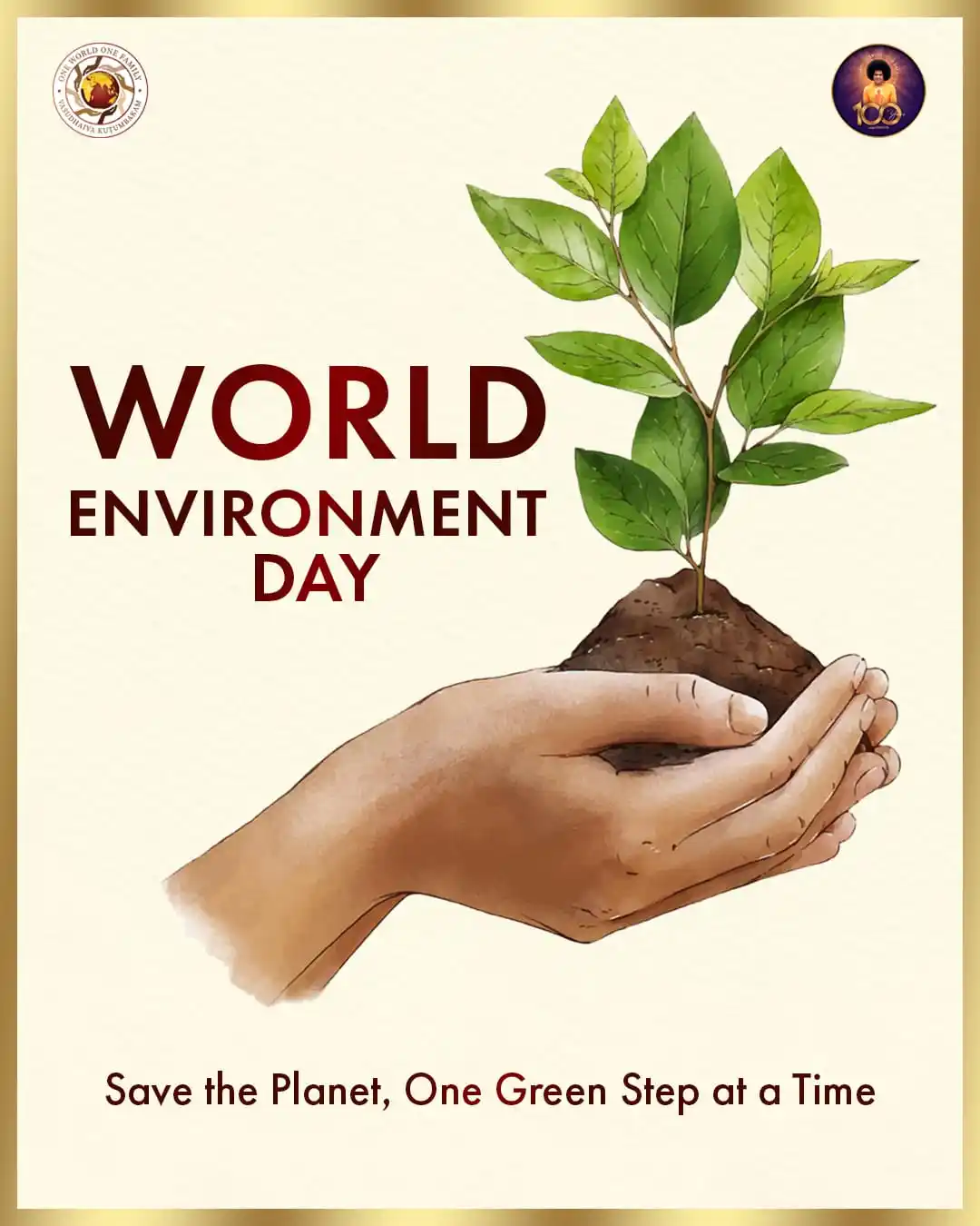 Image from Sri Madhusudan Sai Global Humanitarian Mission: 🌍 The climate is heating up. Forests are shrinking. Oceans are chokin...