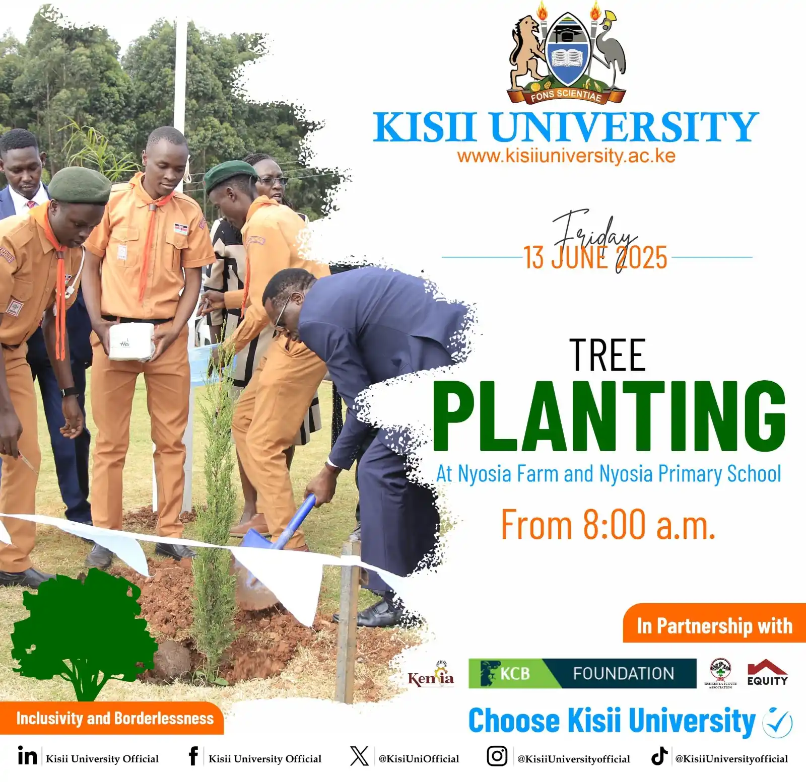 Image from KISII UNIVERSITY: This Friday, led by our Vice Chancellor, Kisii University in partnersh...