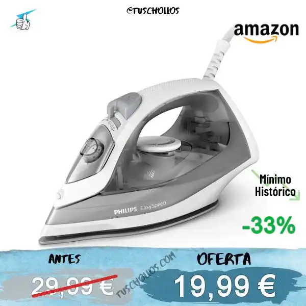 Image from Tuschollos - Ofertas, Chollos Y Gangas Todos Los Días De Amazon, Miravia Y Aliexpress!!!: *🧺 TIRADA DE PRECIO ESTA PLANCHA PHILIPS* <a class="text-blue-500 hov...