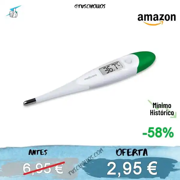 Image from Tuschollos - Ofertas, Chollos Y Gangas Todos Los Días De Amazon, Miravia Y Aliexpress!!!: *🤒 TIRADO DE PRECIO ESTE ESTUPENDO TERMÓMETRO MEDISANA* <a class="tex...