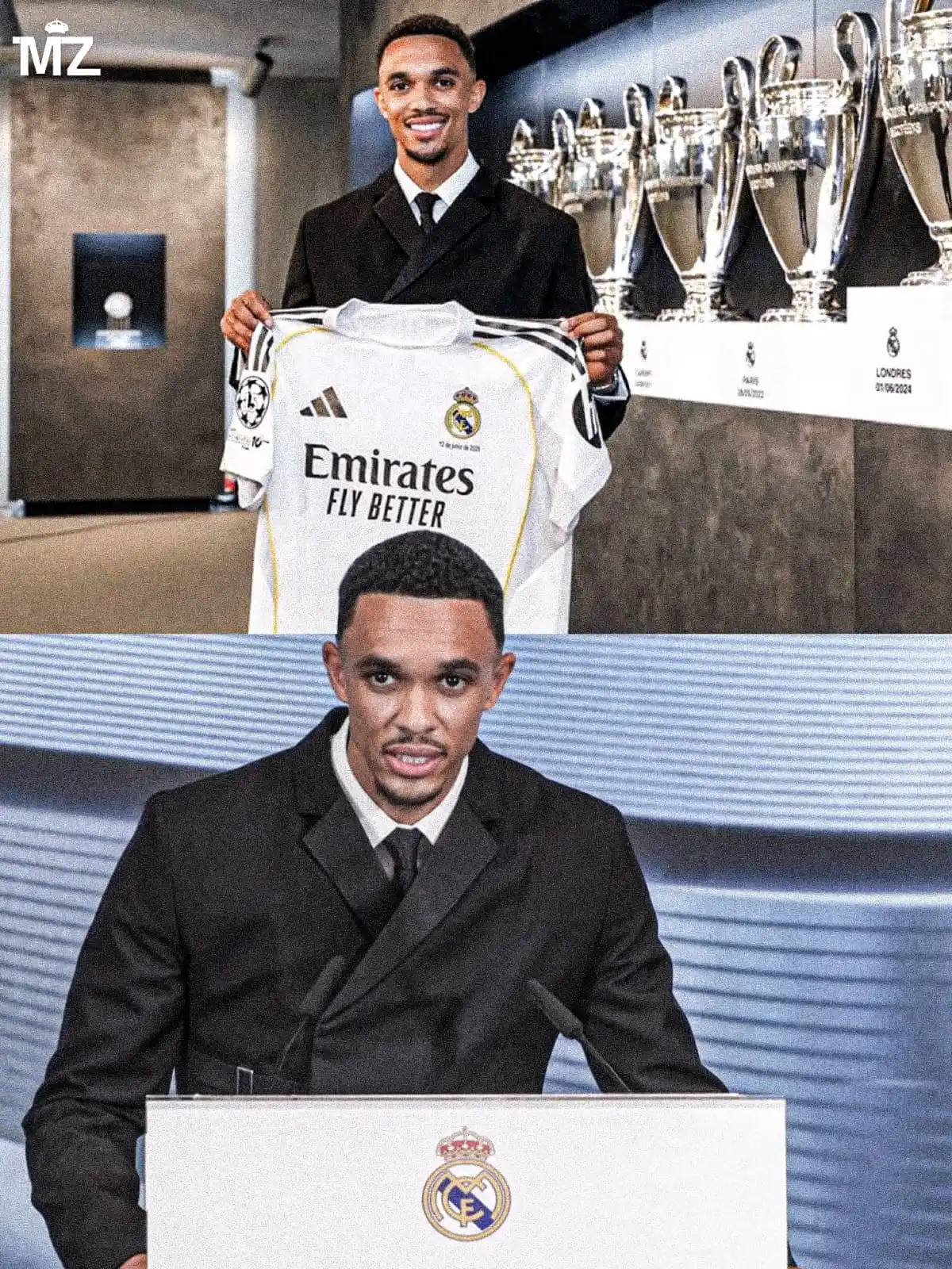 Image from MADRIDISTA FANS 🆕: Trent Alexander-Arnold benar-benar hadir dalam presentasinya dan membe...