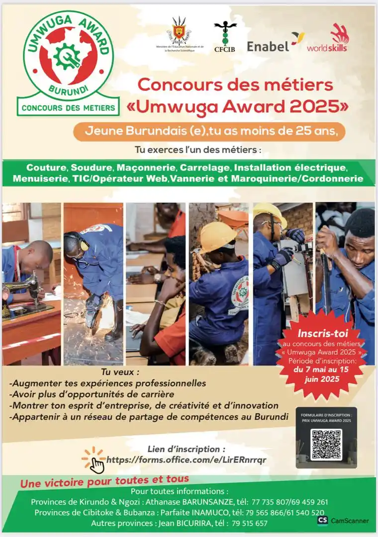 Image from Amatic Group: 🎯 Umwuga Award 2025 – Les inscriptions sont en cours ! Tu as entre 16...