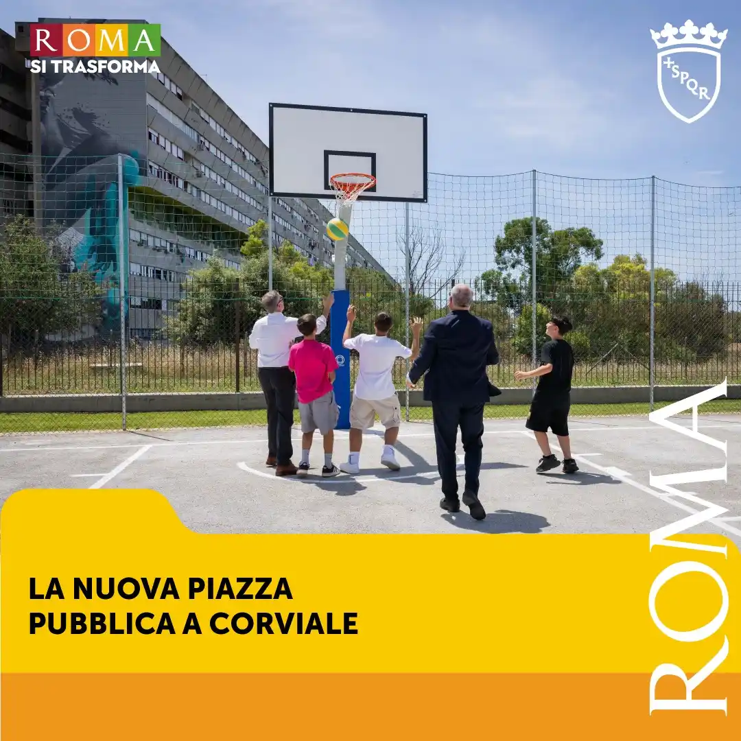 Image from Roma Capitale: 📣 *Una piazza pubblica per gli abitanti di Corviale e Casetta Mattei:...