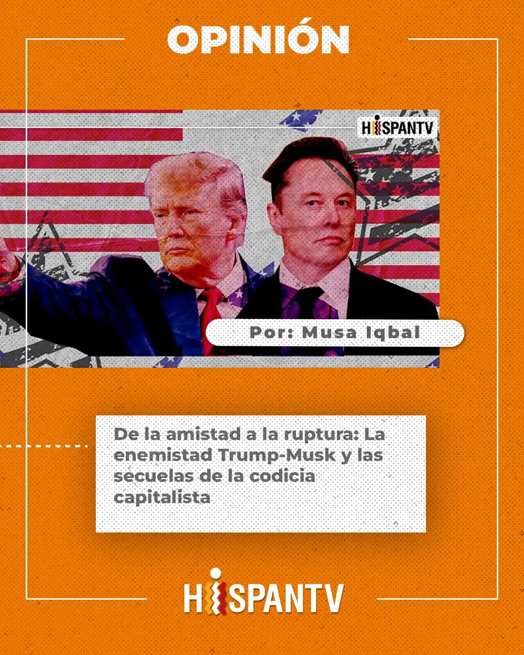 Image from HispanTV: 💬🇺🇸El imperialismo siempre ha sido un proyecto de exceso: exceso de...