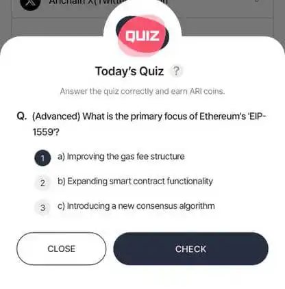 Image from O-C-M CRYPTO EMPIRE: 🚀 Ari Wallet Daily Mining Combo – 07 June 2025 📌 Quiz of the Day 📝...