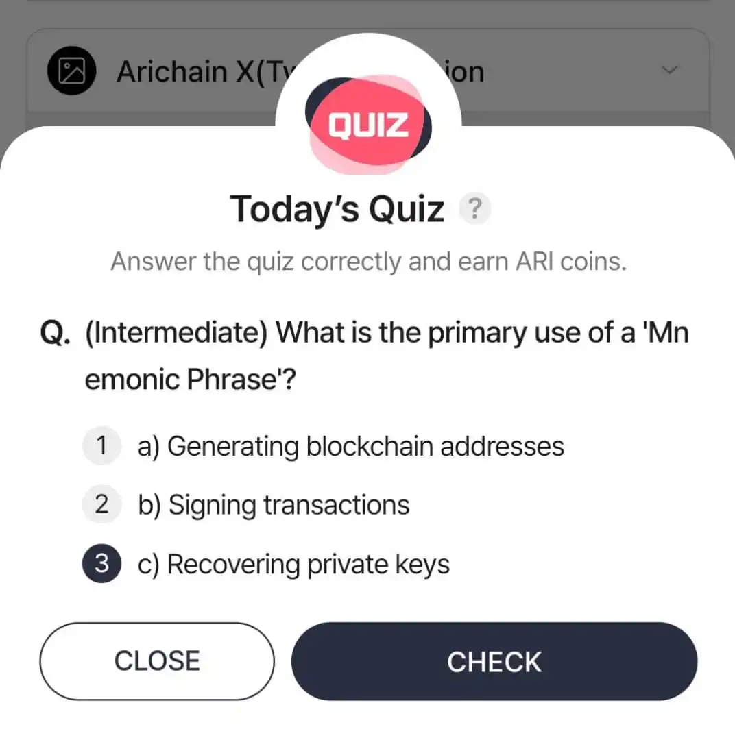 Image from O-C-M CRYPTO EMPIRE: 🚀 Ari Wallet Daily Mining Combo – 12 June 2025 📌 Quiz of the Day 📝...