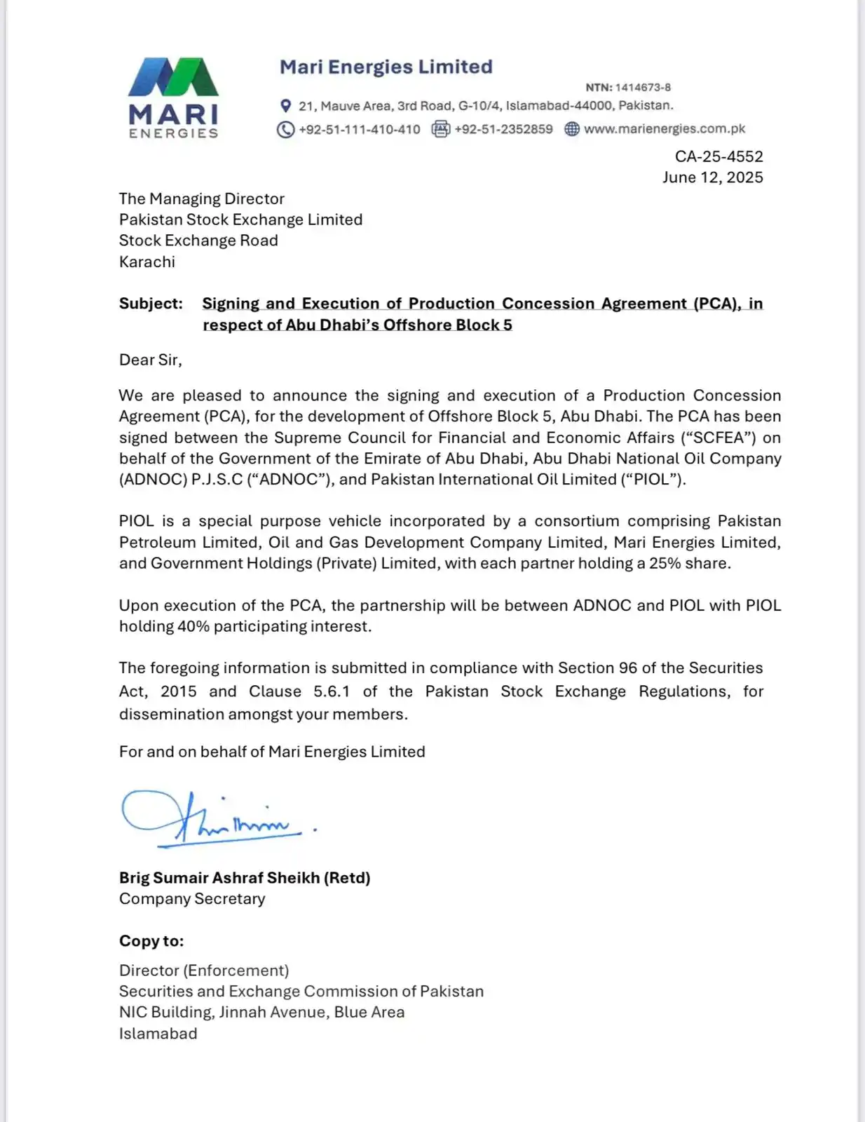 Image from TradeFlow Advisors 🚀: 🚨 *Big News for MARI*🇵🇰🤝🇦🇪 Mari Energies (subsidiary of MARI) s...