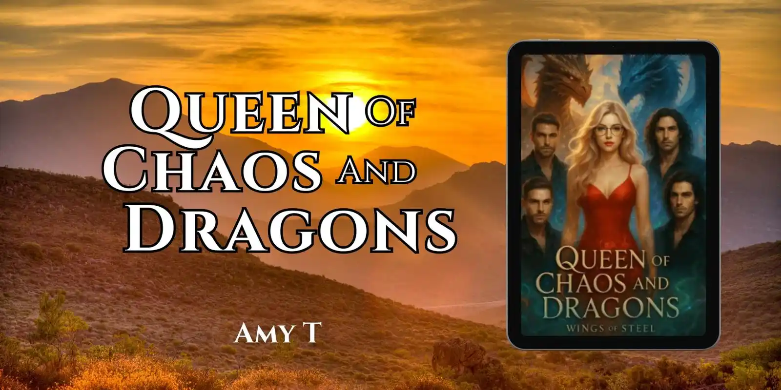 Image from A World For Today’s Authors In All Platforms: *📚Book Recommendation📚* *🐉Queen of Chaos and Dragons (Wings of Stee...
