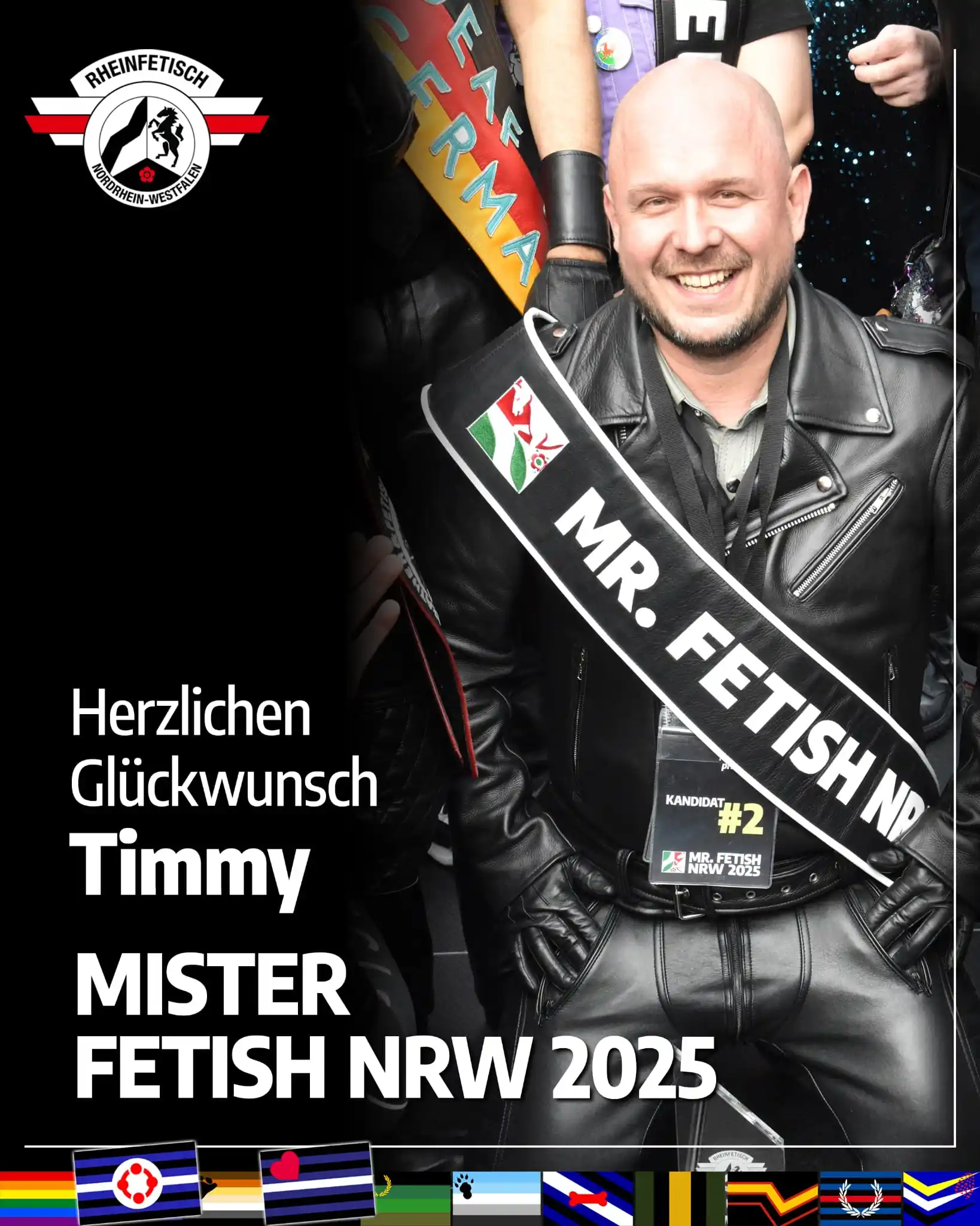 Image from Rheinfetisch e.V.: *CONGRATULATIONS TIMMY!* Herzlichen Glückwunsch von Rheinfetisch zu de...