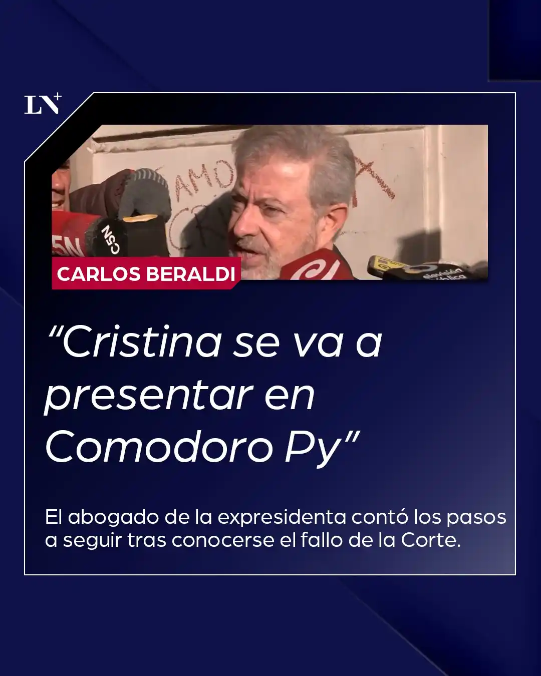 Image from NOTICIAS DE MISIONES: 🔹 El letrado dijo que "desde que se inició esta campaña de persecució...