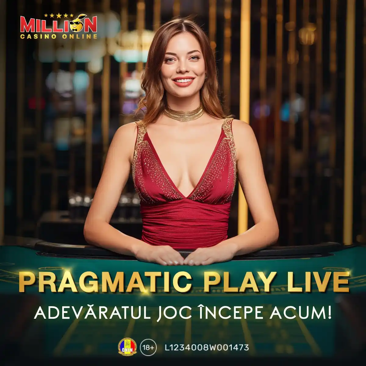 Image from Million Casino: 😎 Experiența jocului adevărat e acum la doar un click distanță pe *Mi...