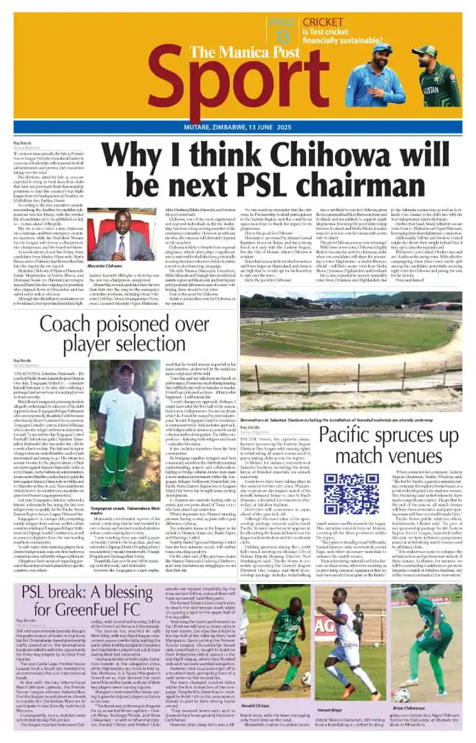 Image from Manica Post Zimpapers (Hot News From The East): Follow this link to join my WhatsApp group: https://chat.whatsapp.com/...