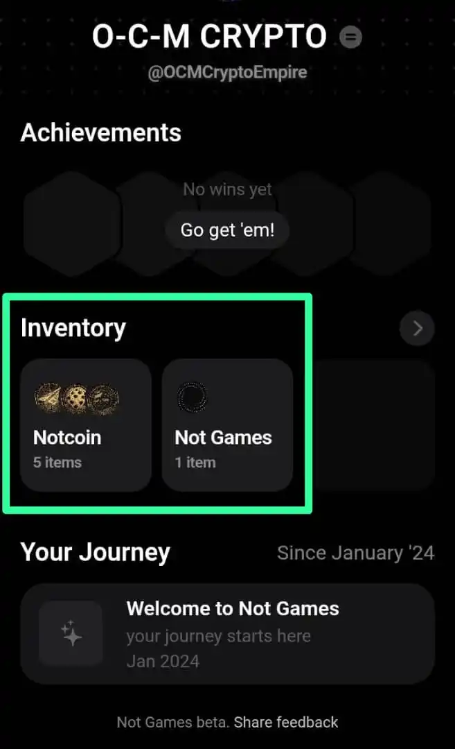 Image from O-C-M CRYPTO EMPIRE: For those that participated on NOTCOIN.  I hope you love the NFT. Go a...
