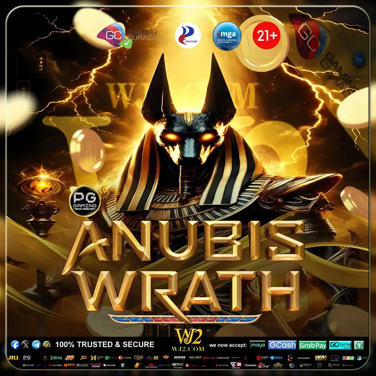 Image from WJ2 x Wjpeso Official Channel: 🌟GAME OF THE DAY🌟  ✨ Anubis Wrath ✨  ✨ This captivating game  is an ...