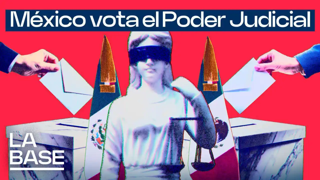 Image from Canal Red: Hoy en La Base analizamos las elecciones del Poder Judicial en México,...