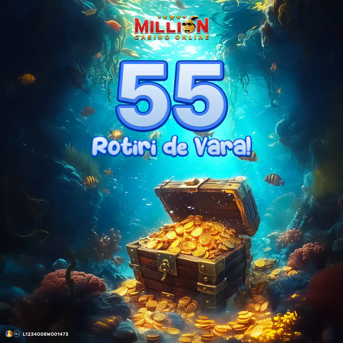 Image from Million Casino: 🔥 Iunie vine cu foc și noroc! 🍀 Ne-am gândit că ai nevoie de un înc...