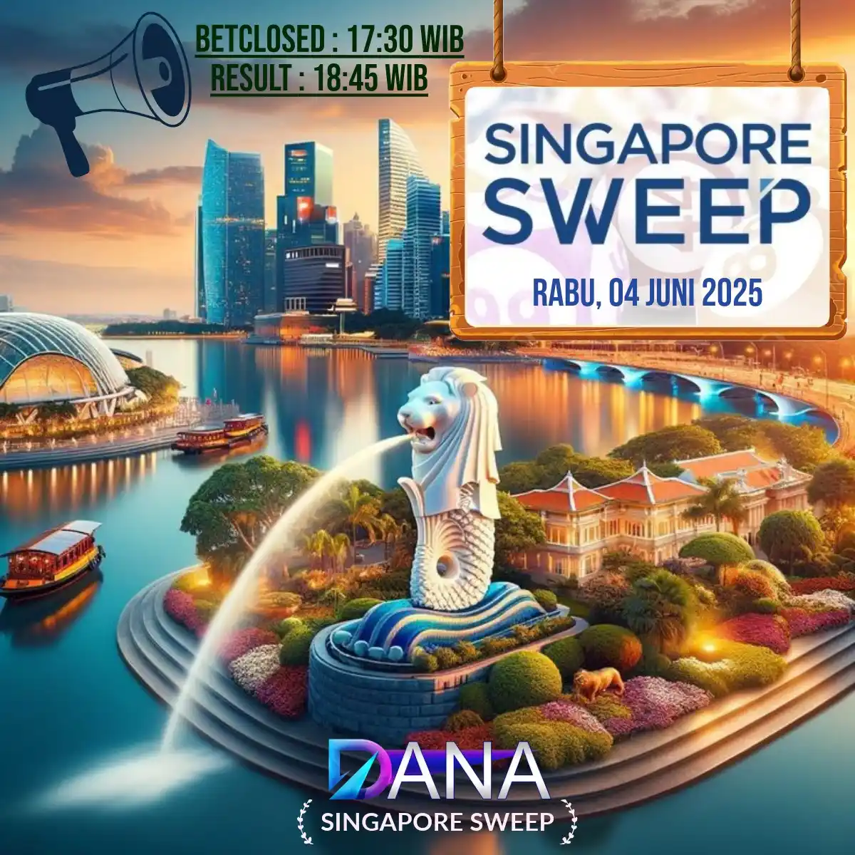 Image from DANATOTO : Kami informasikan untuk semua Member setia DanaToto Bahwa pasaran SING...