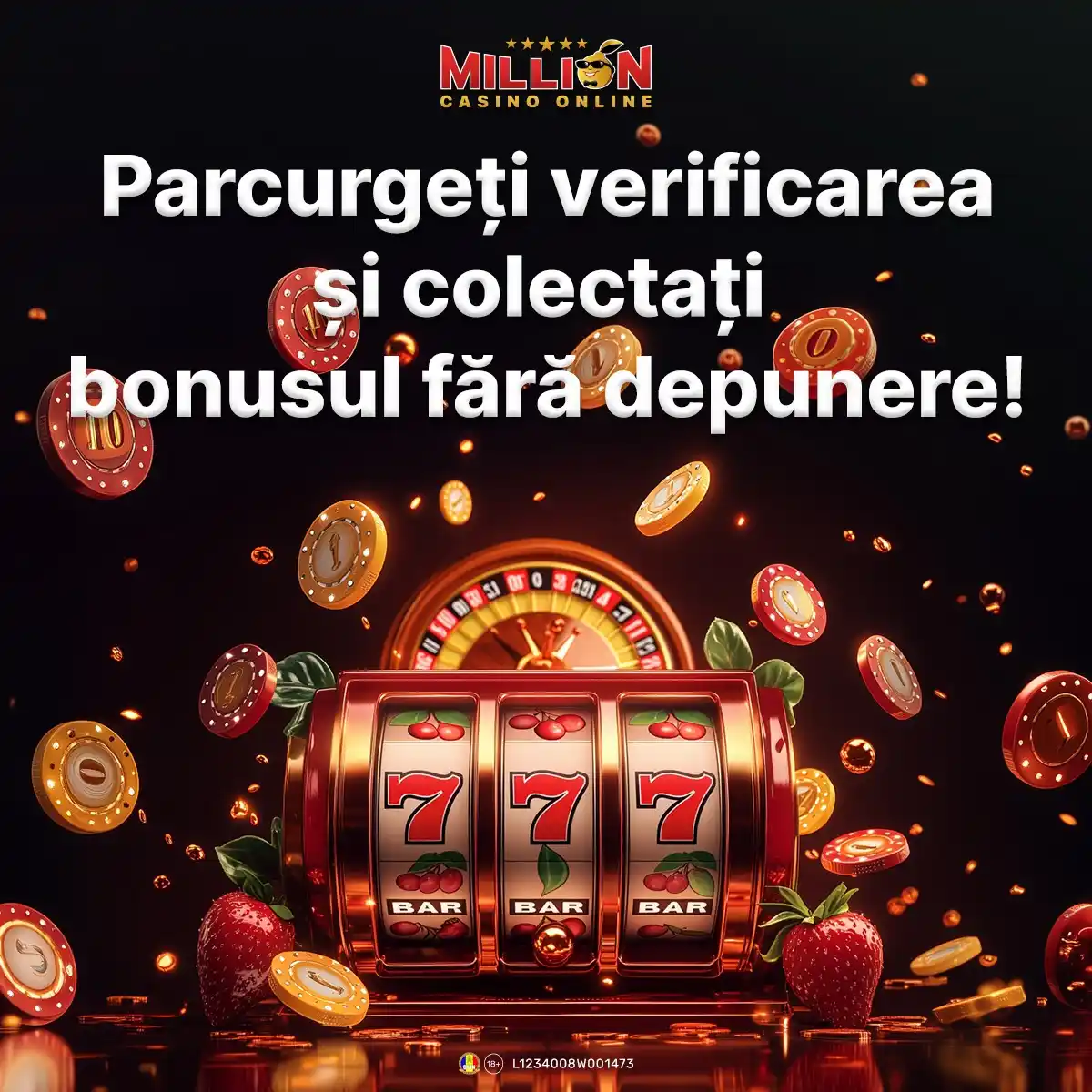 Image from Million Casino: La *Million Casino* 😎, *verificarea contului* vine cu un pachet de *b...