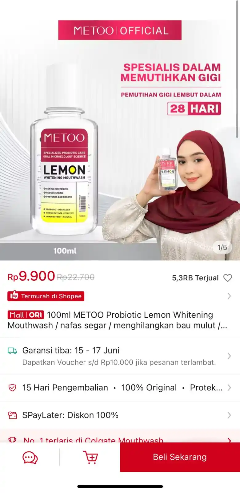 Image from Racun shopee 🛒🎀: Mouthwash https://s.shopee.co.id/6fVUYJov7A...