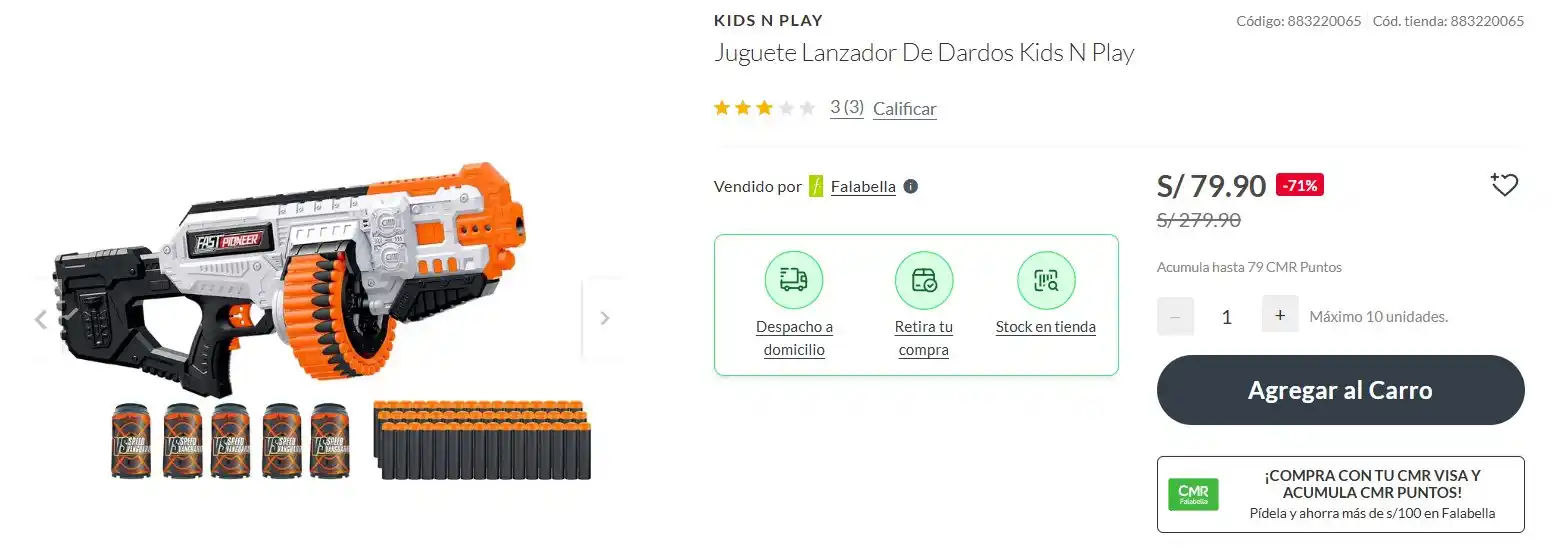 Image from Club del Cupón: 🔥 Oferta
✔️Juguete Lanzador De Dardos Kids N Play ⛓💥https://www....