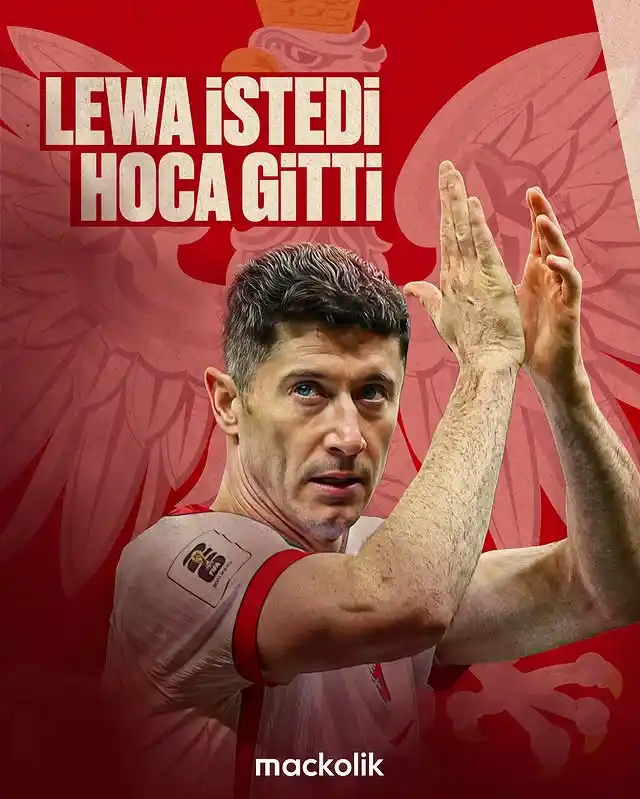 Image from Mackolik: 🇵🇱👀 LEWA İSTEDİ, HOCA GİTTİ! 🔗 Ayrıntılar için: https://www.inst...