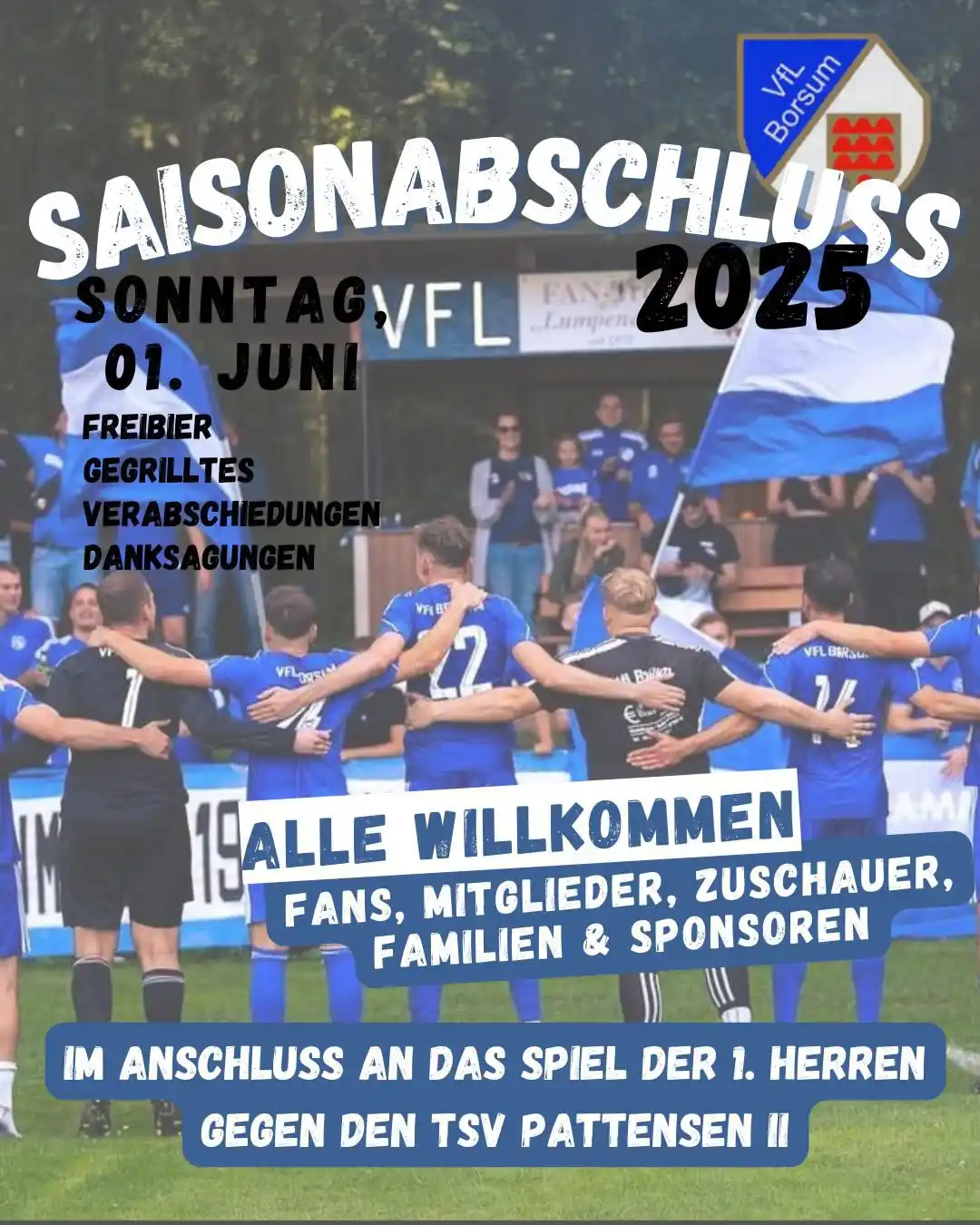 Image from VfL Borsum von 1920 e.V. - News: +++ Letztes Heimspiel der Saison und Saisonabschluss +++ Am Sonntag g...