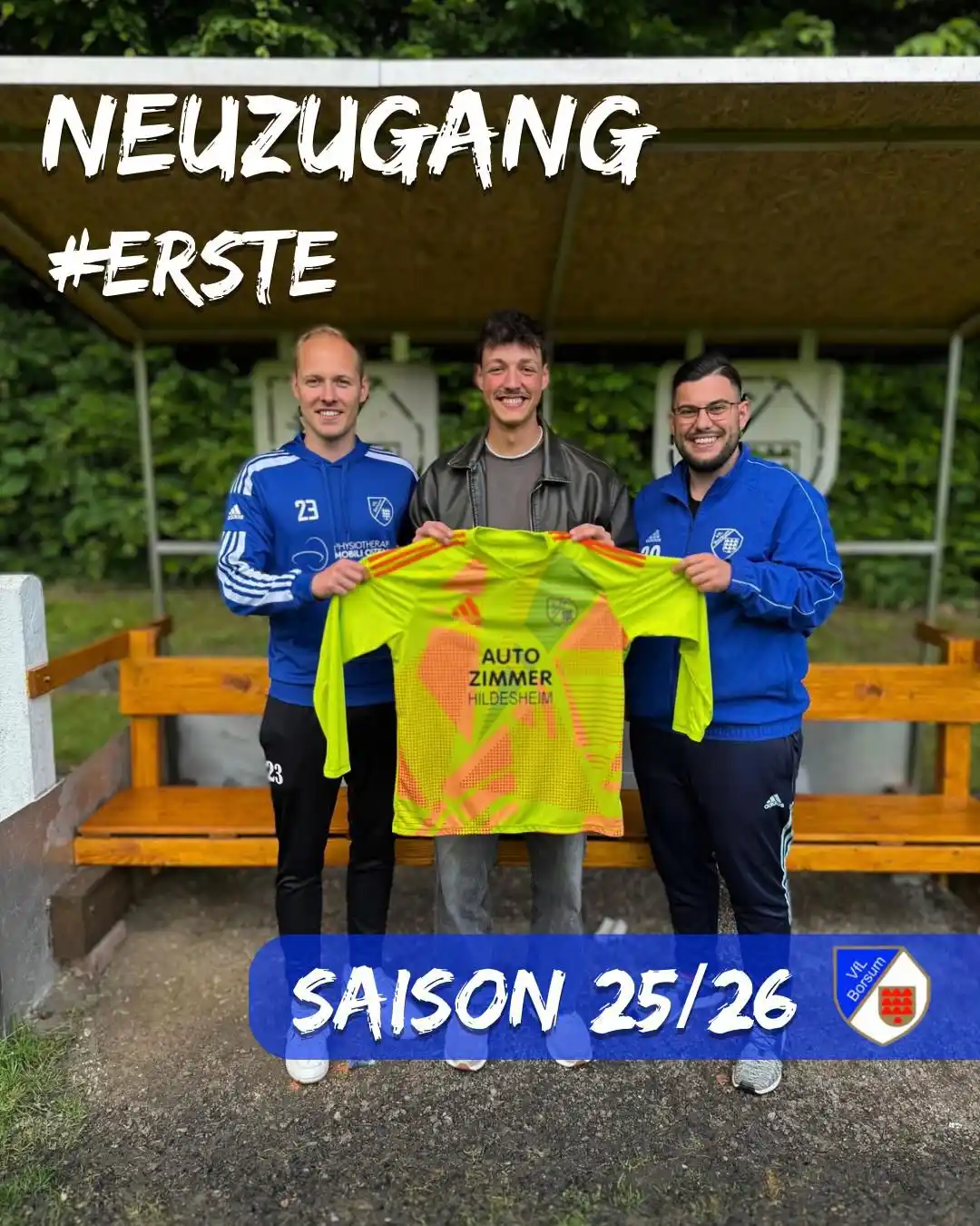 Image from VfL Borsum von 1920 e.V. - News: +++ Zweiter Neuzugang im Borsumer Waldstadion +++ Nach Marlon Goldbac...
