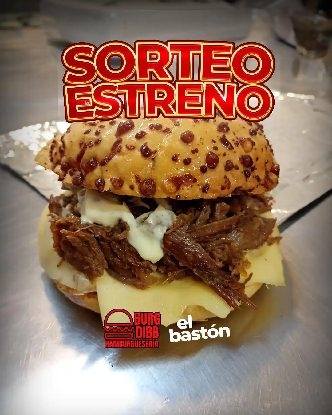 Image from El Bastón: 🍔🥳 *SORTEO: NUEVA DIBB MALBEC*  Está compuesta por osobuco braceado ...