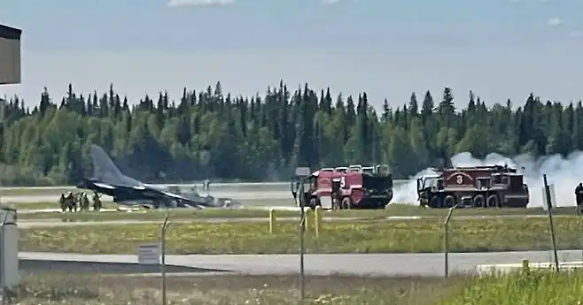 Image from GDI Intelligence Feed : South Korean KF-16D Fighter Jet Crashes in Alaska A South Korean KF-1...