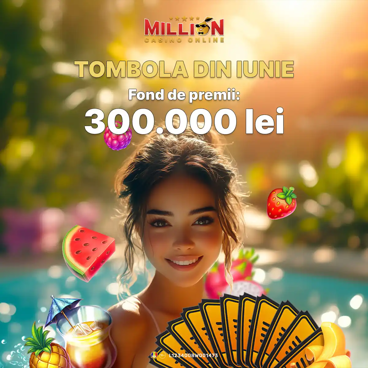 Image from Million Casino: ☀️ *Tombola lunii Iunie* este aici și e pregătită să transforme fiecar...