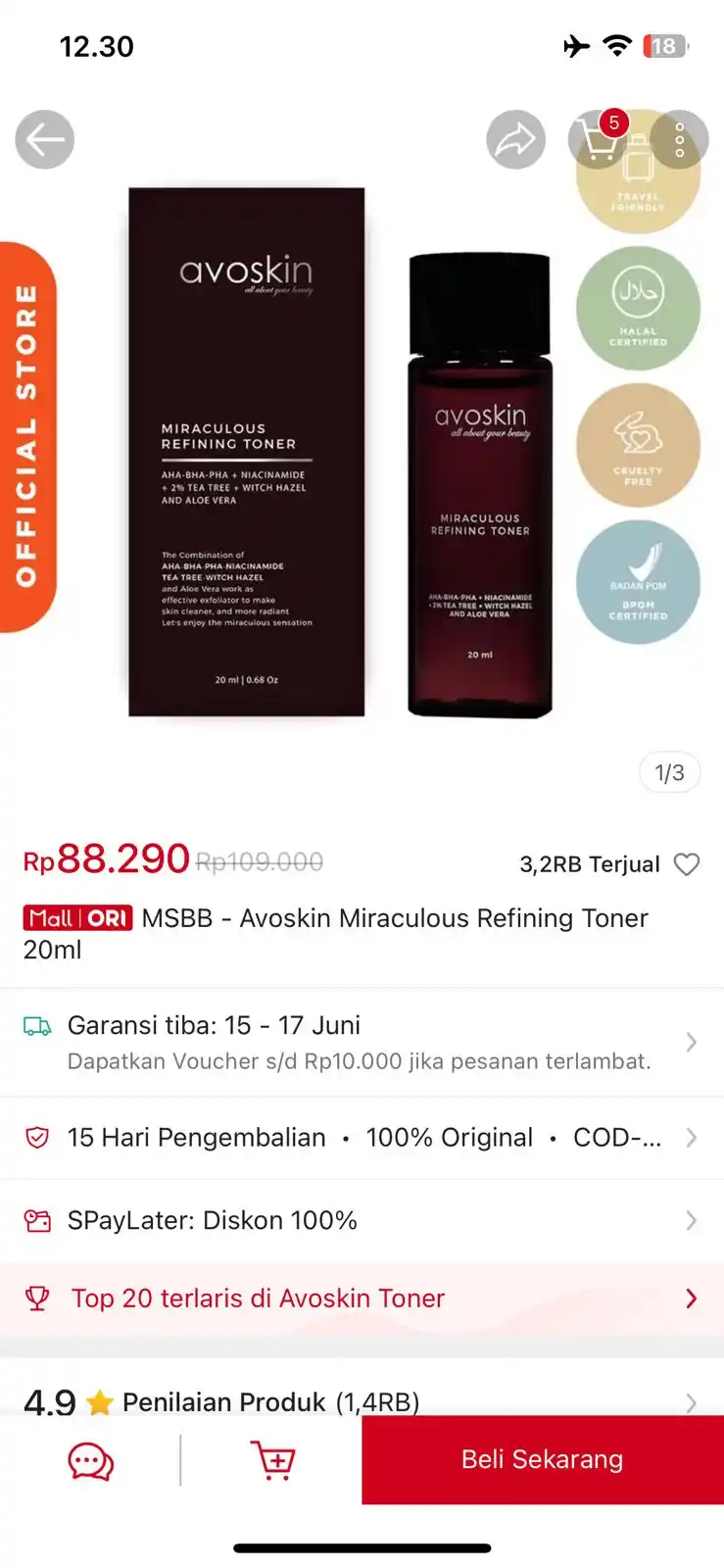 Image from Racun shopee 🛒🎀: Toner https://s.shopee.co.id/1BAY0KOYpd...