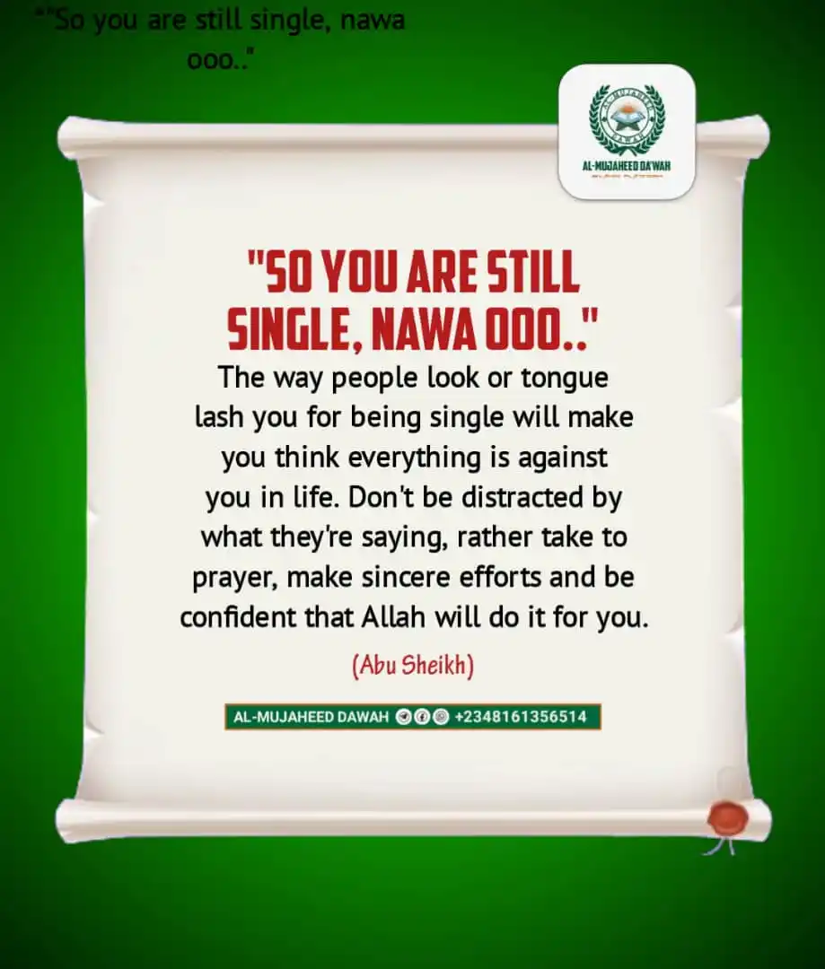 Image from AL-MUJAHEED DA'WAH 🌎: When it is taking time to get a suitable partner, you should do self-a...