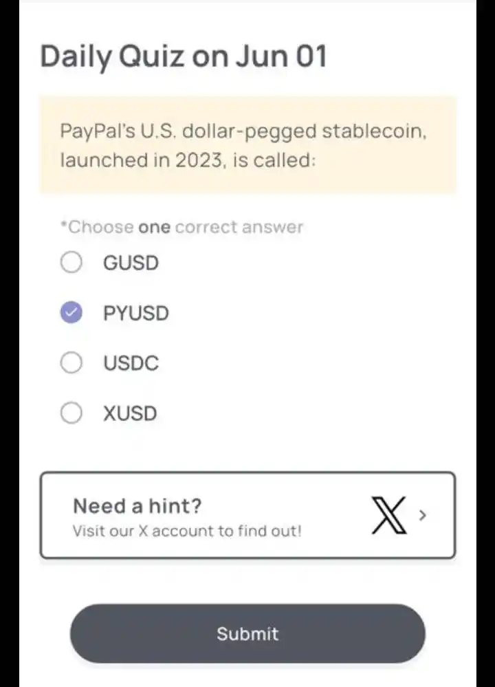 Image from O-C-M CRYPTO EMPIRE: 🚀 Xenea Wallet Daily Mining Combo – 01 June 2025 📌 Quiz of the Day ...