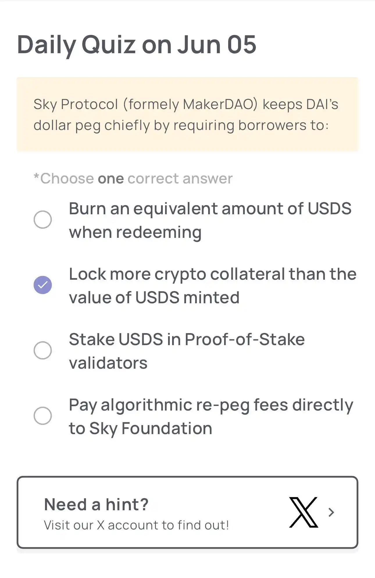 Image from O-C-M CRYPTO EMPIRE: 🚀 Xenea Wallet Daily Mining Combo – 05 June 2025 📌 Quiz of the Day ...