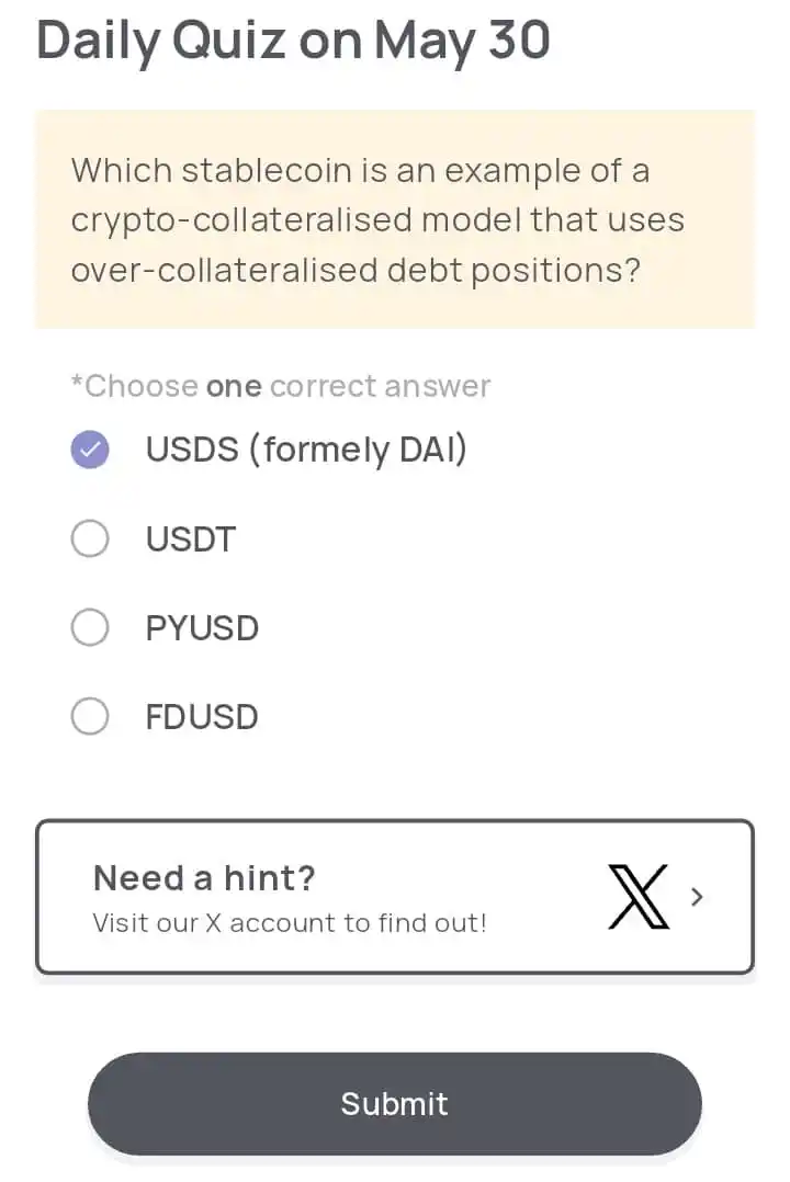 Image from O-C-M CRYPTO EMPIRE: 🚀 Xenea Wallet Daily Mining Combo – 30 May 2025  📌 Quiz of the Day �...