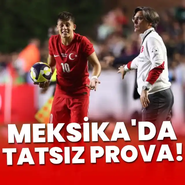 Image from HT Spor: A Milli Futbol Takımı, ABD'de Meksika ile oynadığı hazırlık karşılaşma...