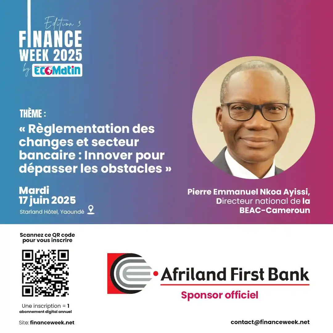 Image from EcoMatin: 🎯 *Annonce | FINANCE WEEK 2025* 📍 Yaoundé – Hôtel StarLand | 🗓 17 ...