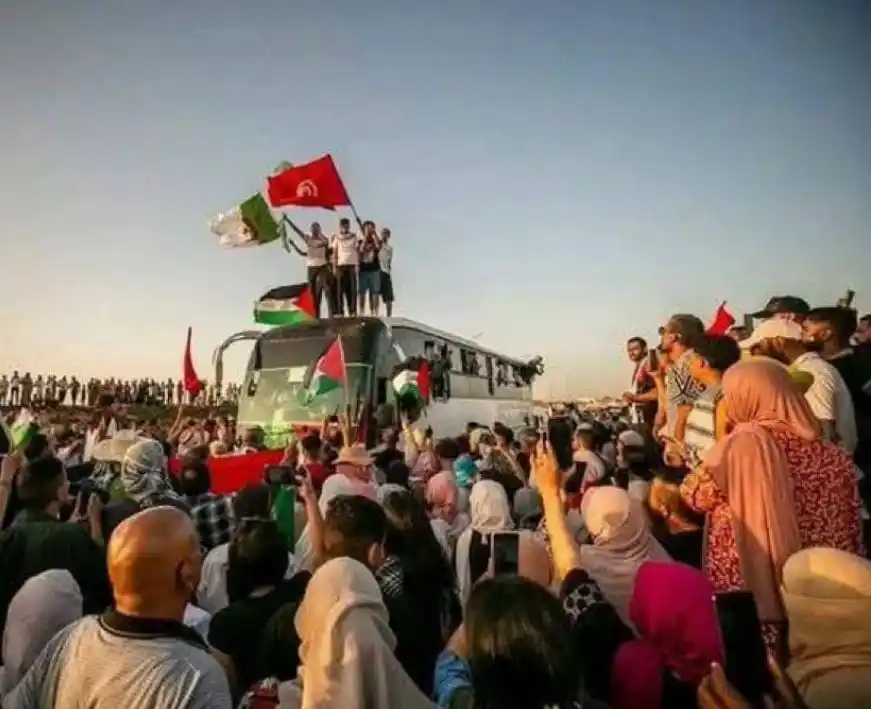 Image from Breaking News: 🛑 *اسرائیلی یہودی ایجنٹ سیسی فرعون کی فرعونیت* مصری صدر سیسی نے قافل...