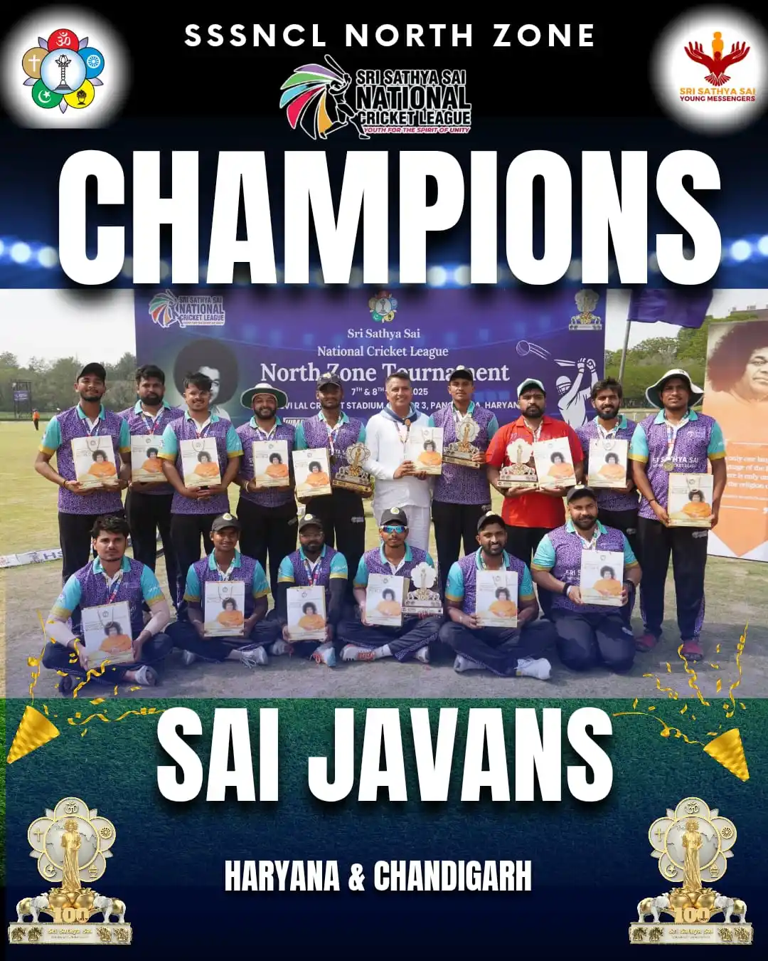 Image from Sri Sathya Sai Seva Organisations, India - Official: Aum Sri Sai Ram *Sri Sathya Sai National Cricket League update - Nor...