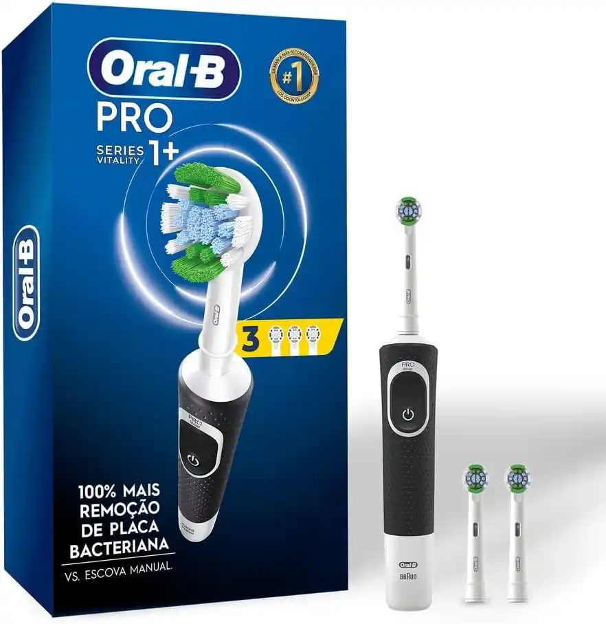 Image from Vizzuali Ofertas: 🇧🇷 Oral-B PRO Series 1+, Escova de Dentes Elétrica, Cabeça Redonda, ...
