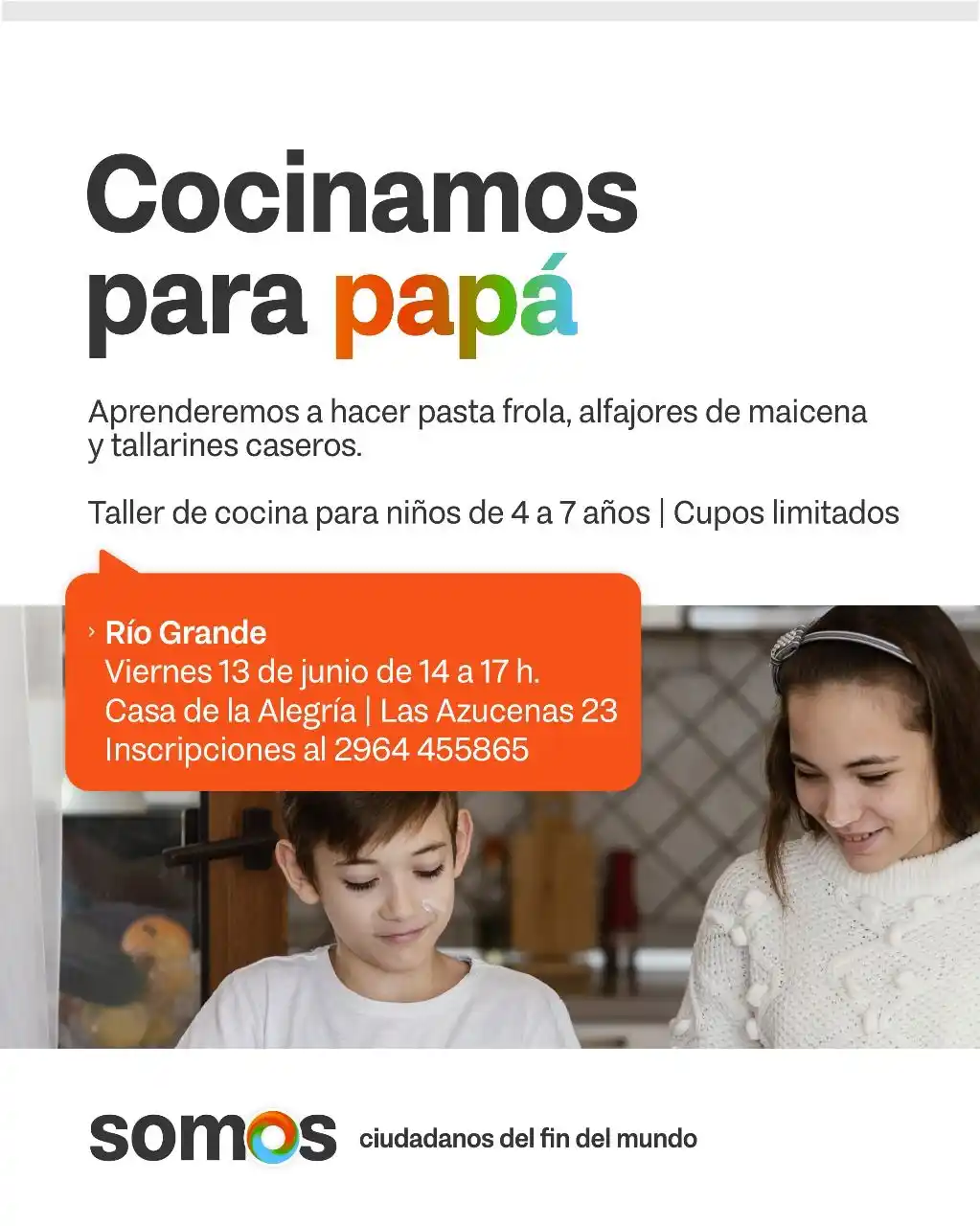 Image from Noticias del fin del mundo: 👨‍🍳✨ ¡Cocinamos para Papá! ✨👨‍🍳 Un taller de cocina especial para ...