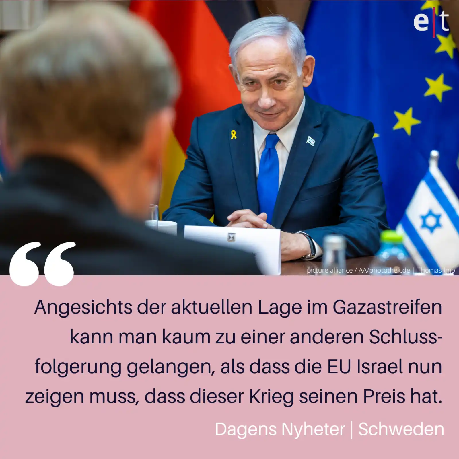 Image from eurotopics Presseschau: Das israelische Militär hat eine *neue Bodenoffensive im Gazastreifen ...