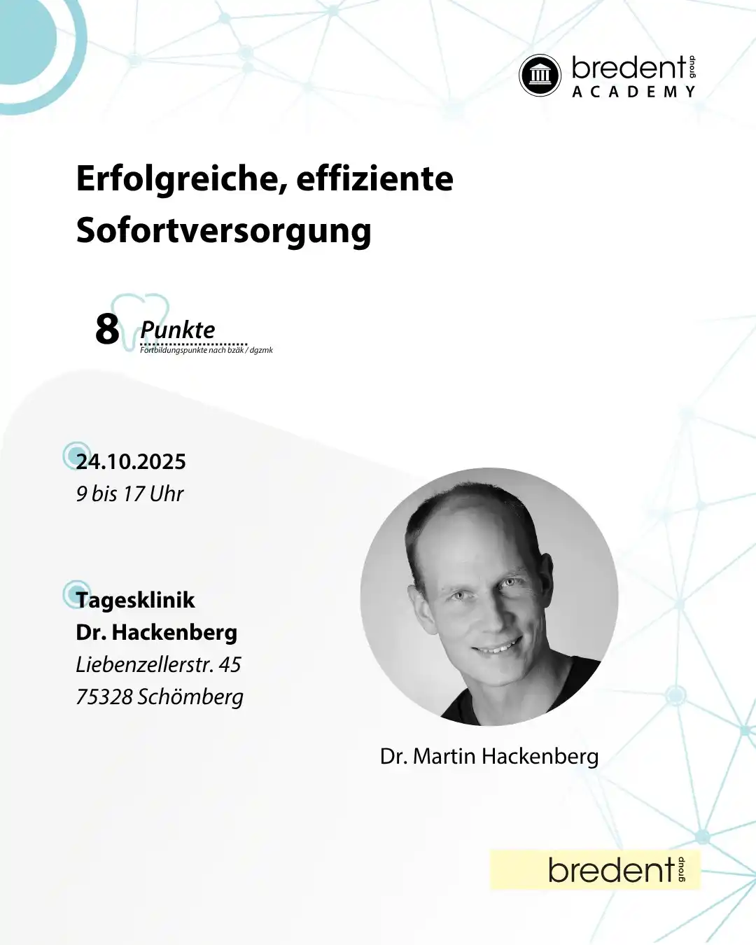 Image from bredent medical: 🦷 *Fortbildung: SKY fast & fixed live erleben!*  Mit dem Therapiekonz...