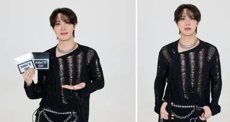 Image from APOBANGPO_BR🇧🇷 (Fanbase News)🗞📑: 📸| Fotos de *J-hope*, na coletiva de imprensa da apresentação de seu ...