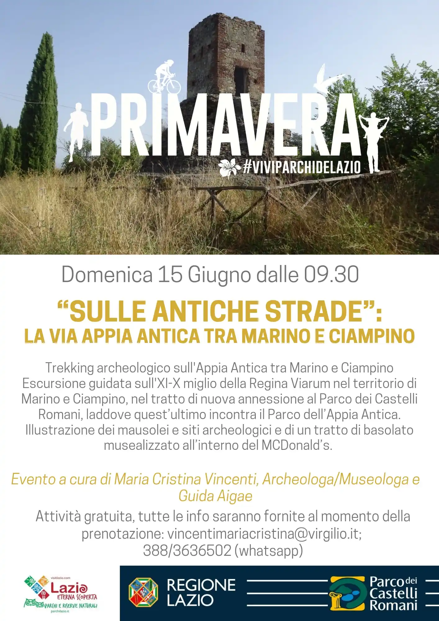 Image from Parco dei Castelli Romani: 📌 Gli appuntamenti al Parco di Domenica 15 giugno: 🔹️ "La Sughereta...