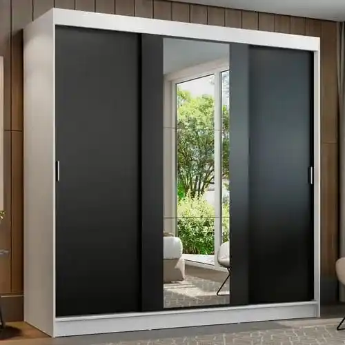 Image from Vizzuali Ofertas: *Guarda-roupa Casal Reno Madesa 3 Portas Correr Espelho* *🔥 R$ 1.071...