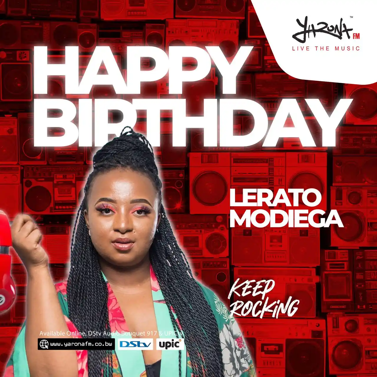 Image from Yarona FM: 🎉 Happy Birthday to the radiant Lerato Modiega — the voice behind the...
