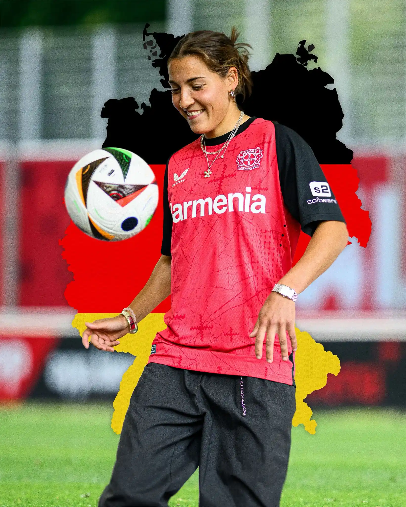 Image from Bayer 04 Leverkusen: Herzlichen Glückwunsch, Carlotta Wamser! Unser Bayer 04 Frauen-Neuzuga...