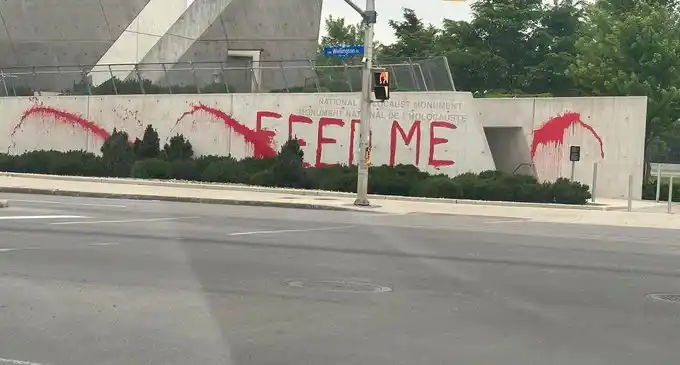 Image from TJV
“Your Best Source for Jewish News” TJVNEWS.com #103: Holocaust Monument Vandalized in Ottawa in Antisemitic Attack Canada’...