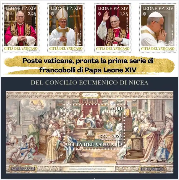 Image from VaticanNewsIT: 📌Il Servizio Poste e Filatelia vaticano annuncia che *oggi, martedì 2...